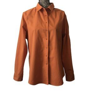 Port Authority XL Ladies Light Stone Bottom Down Long Sleeve Business-wear Shirt